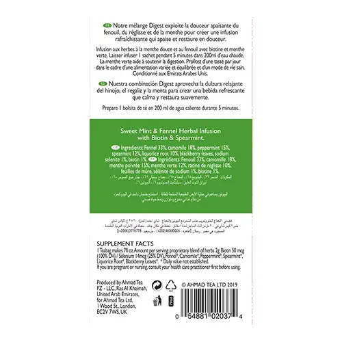 Чай Ahmad Tea 20' Alu Benefits Digest — Ahmad Tea Photo 4