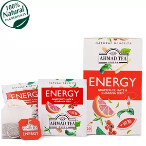 Tea Ahmad Tea 20' Alu Benefits Energy — Ahmad Tea tea bags, 20-count aluminium sachets