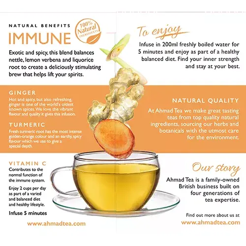 Ahmad Tea Benefits Immune — 20 пакетиков Photo 3