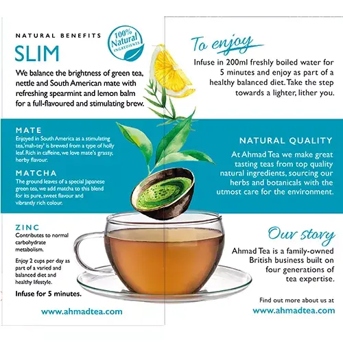 Ahmad Tea 20' Alu Benefits Slim — 20 пакетиков Photo 2