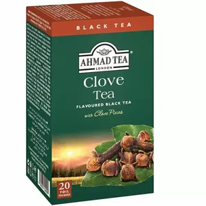 Box of Ahmad Tea Clove Tea 20 Aluminium Envelope Tea Bags (450-17774), 20 pcs