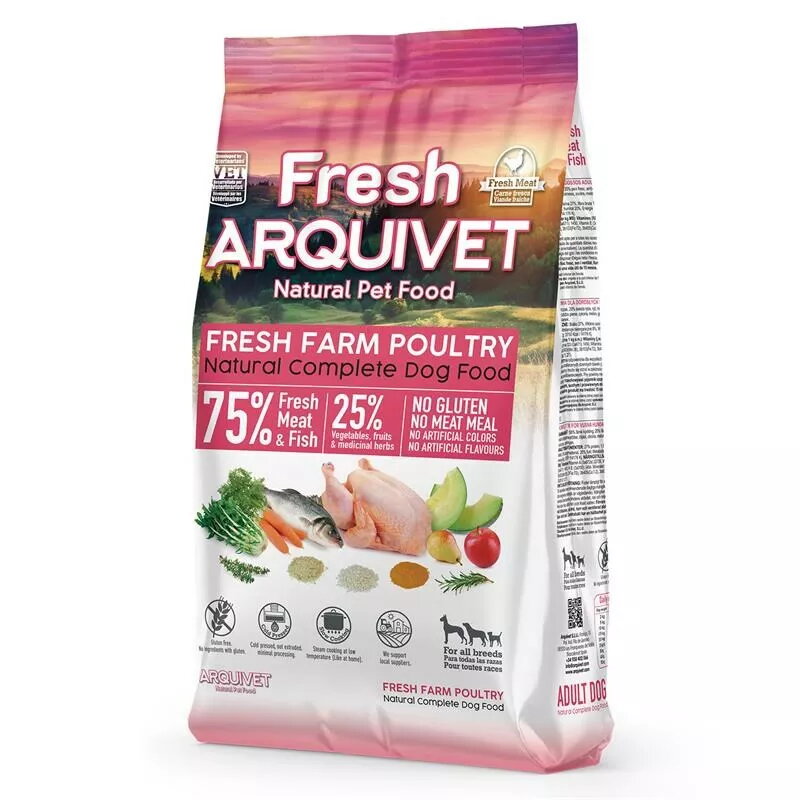 Sausais barības produkts suņiem ARQUIVET Fresh