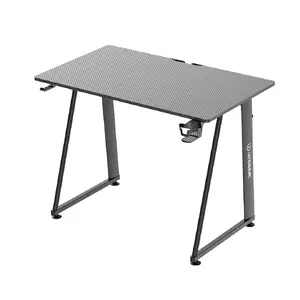 Ultradesk ENTER V2 Gaming Desk, Rectangular, Black