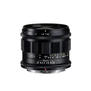 Voigtländer 40 mm f/1.2 Nokton lens — Nikon Z mount, 8 elements/6 groups, 0.3 m close focus, black
