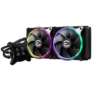 EVGA 400-HY-CX28-V1 система охлаждения компьютера Процессор All-in-one liquid cooler 12 cm Черный