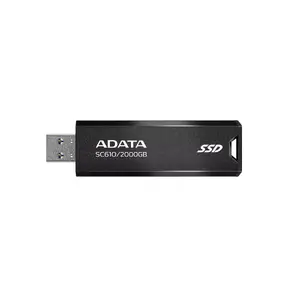 USB flash drive ADATA SC610 2TB Sleeve USB Type-A 3.2 Gen 2, 550 MB/s read, 500 MB/s write, black