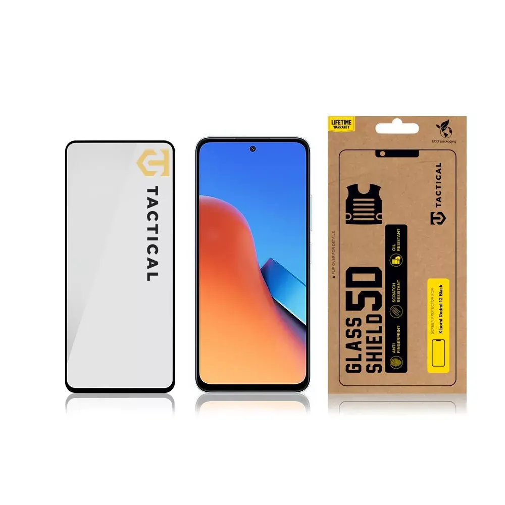Защитное стекло Tactical Glass Shield 5D для Xiaomi Redmi 12 4G/5G Photo 2
