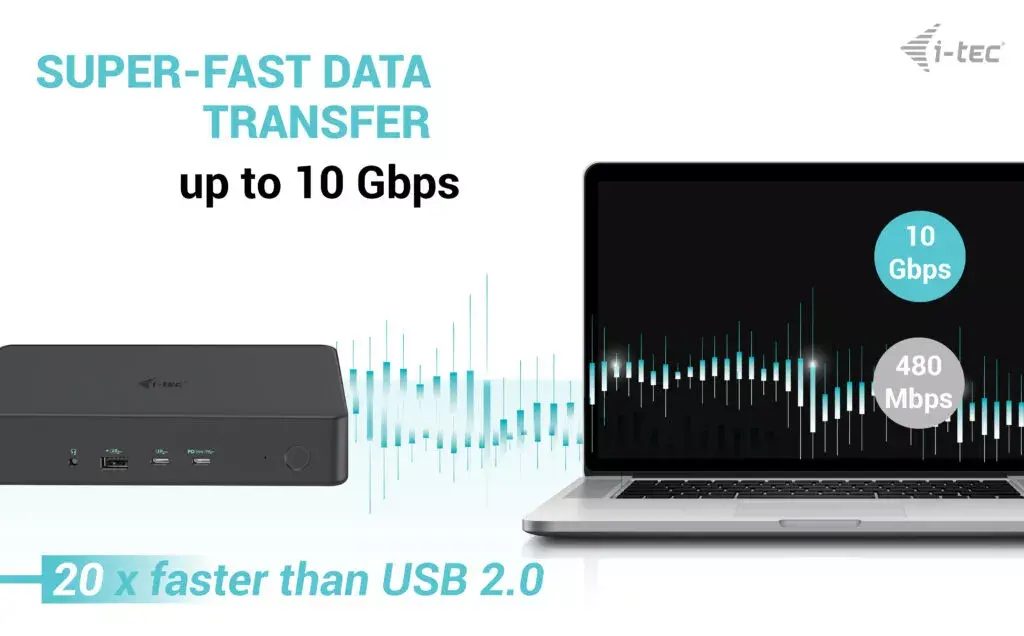 Док-станция i-tec USB 3.0 / USB-C / Thunderbolt 3 Professional Dual 4K Photo 9