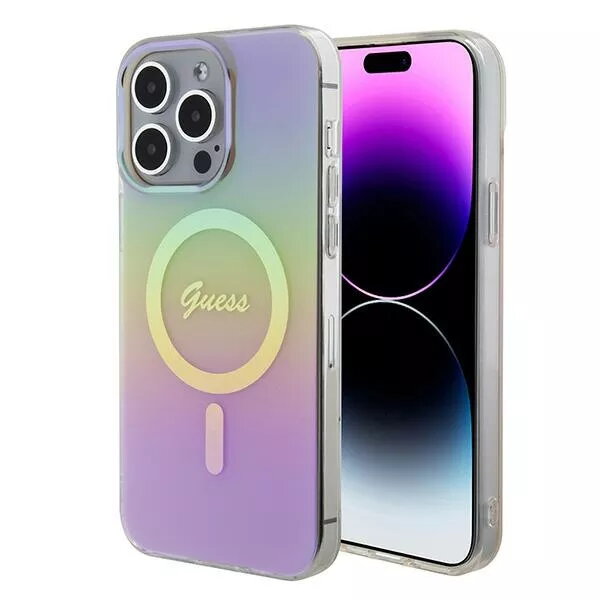 Cietais maciņš GUESS Hardcase MagSafe GUHMP15XHITSP