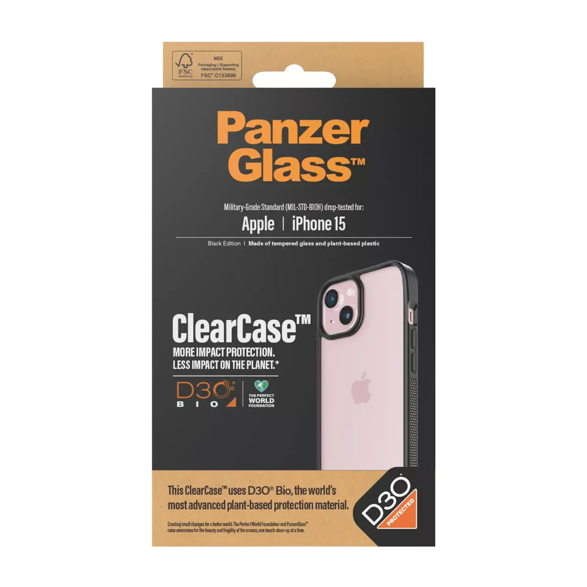 Чехол PanzerGlass ClearCase iPhone 15 Photo 3