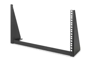 Digitus DN-48005 19-Inch Equipment Wall Mounting Bracket for Patch Panels, 6U Rack Capacity, 40 kg Maximum Weight Capacity, Black