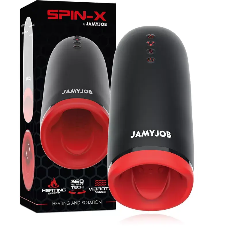 Мастурбатор JAMYJOB SPIN-X с подогревом и вращением Photo 2