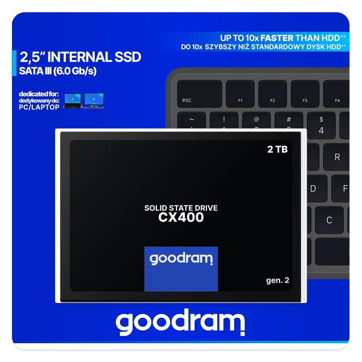 GOODRAM CX400 2,05 TB 2.5" SATA III SSD Photo 6
