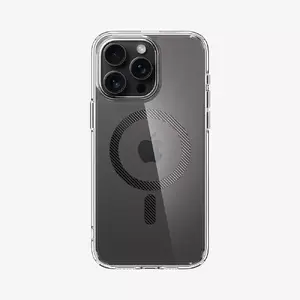 Чехол Spigen iPhone 15 Pro Ultra Hybrid MagFit Carbon Fiber Прозрачный