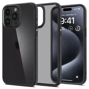 Vāks Spigen ACS06709 iPhone 15 Pro 15.5 cm Melns