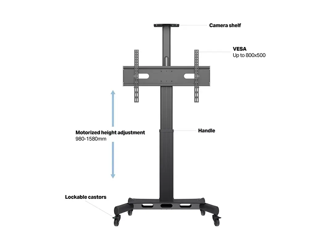 Multibrackets M Motorized Public Floorstand Single Pillar 170 HD Photo 8