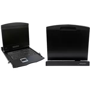 LogiLink LC903GE 19-inch KVM Console with German Keyboard, HDMI and Full HD Display
