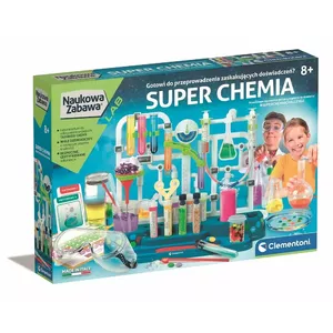 Набор для химии Clementoni 50805 с экспериментами и обучающими заданиями для детей
