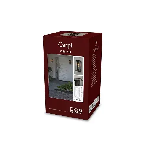 Wall light Konstsmide Carpi Small E27 IP44 Photo 9