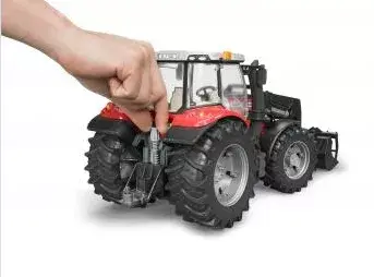 Игрушечный трактор BRUDER Massey Ferguson 7624 с погрузчиком Photo 8