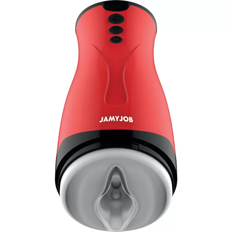 Мастурбатор JAMYJOB DAMERON — силикон, тяга и вибрация Photo 6