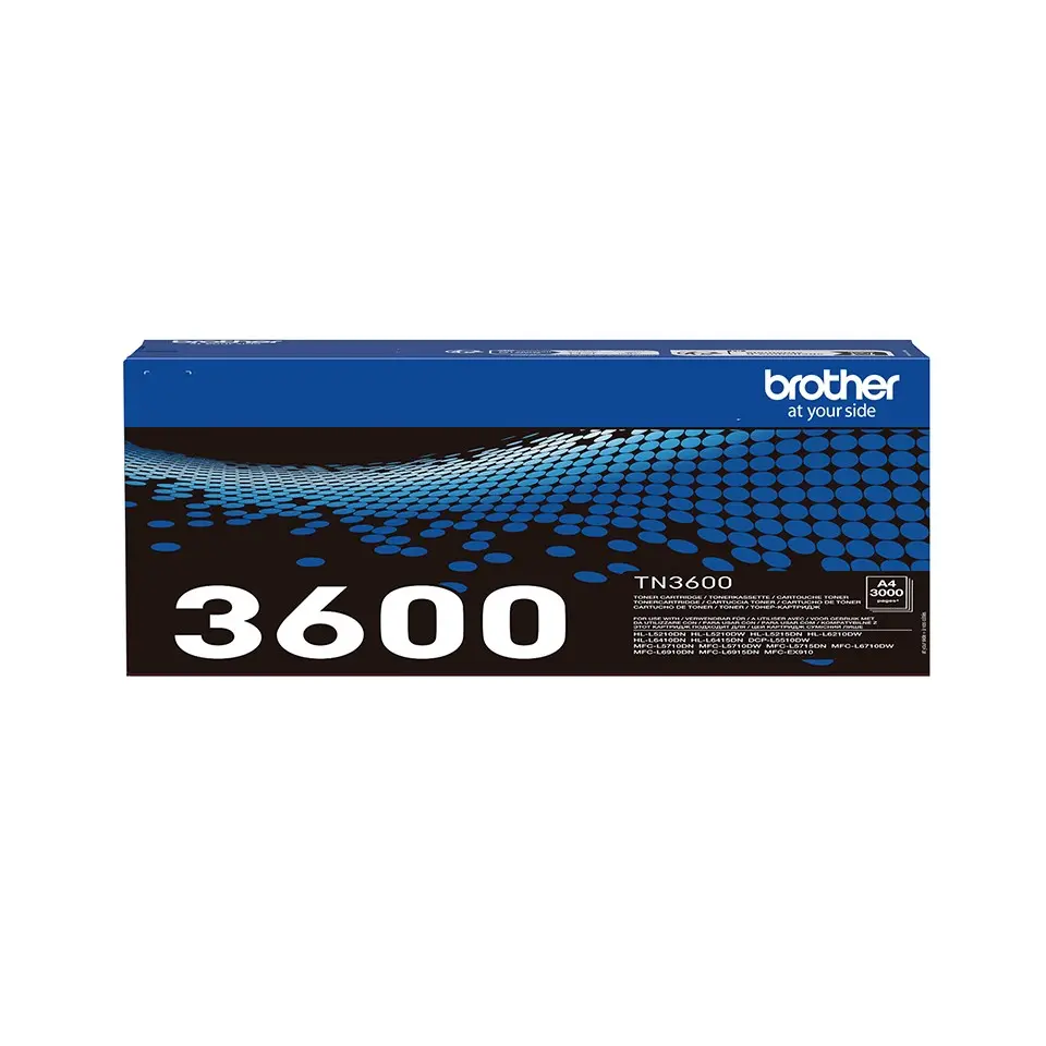 Oriģināls melnais tonera kasetne Brother TN-3600