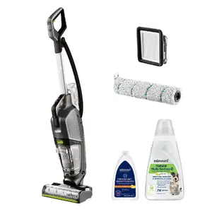 Bissell CrossWave HydroSteam PET Select Upright Vacuum Cleaner Dry and Wet 1100 W Grey