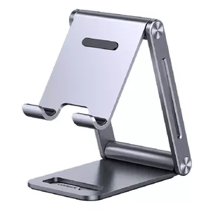 UGREEN Adjustable Stand LP263 for Phone and Tablet — aluminium, foldable, height and angle adjustable, fits 4.7"–7.2", grey