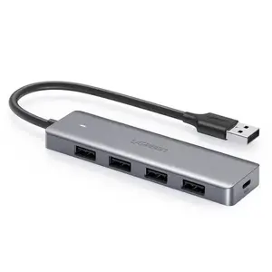 USB hub UGREEN 50985 (4× USB 3.2 Gen 1 Type-A, 5 Gb/s, Silver)