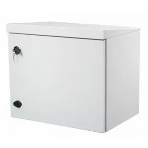 Wall cabinet ProBase W6-IP65-GR, IP65 steel wall-mounted enclosure 450x520x400 mm