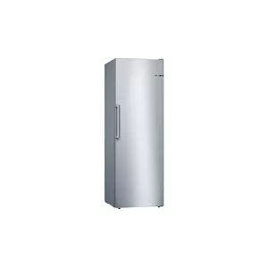 Вертикальная морозильная камера Bosch GSN33VLEP, 225 л, No Frost, класс энергопотребления E, нержавеющая сталь