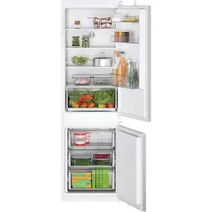 Bosch Serie 2 KIN86NSE0 холодильник с морозильной камерой Встроенный 260 L E Белый