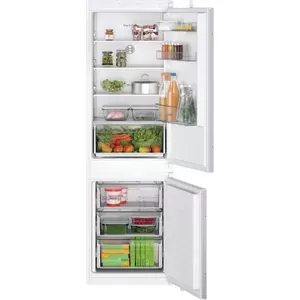 Built-in fridge-freezer Bosch Serie 2 KIN86NSE0 — 260 L (Fridge 184 L / Freezer 76 L), NoFrost, Touch control