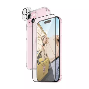 Защитное стекло PanzerGlass 3-в-1 для iPhone 15