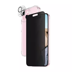 PanzerGlass ® Privacy 3-in-1 Pack iPhone 15 Ударопрочное Закаленное Стекло