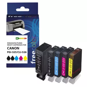 Cartridge Freecolor Canon PGI-525XL black + CLI-526XL BK/C/M/Y