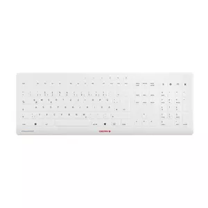 CHERRY Stream tastatūra Universāls RF bezvadu + USB QWERTZ Vācu Balts