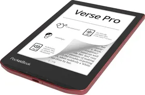 E-grāmatu lasītājs PocketBook Verse Pro 6" E Ink Carta Skārienekrāns 16 GB Wi-Fi Bluetooth Melns un sarkans