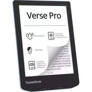 E-lasītājs|POCKETBOOK|Verse Pro|6"|1072x1448|1xUSB-C|Bezvadu LAN|Bluetooth|Azure|PB634-A-WW