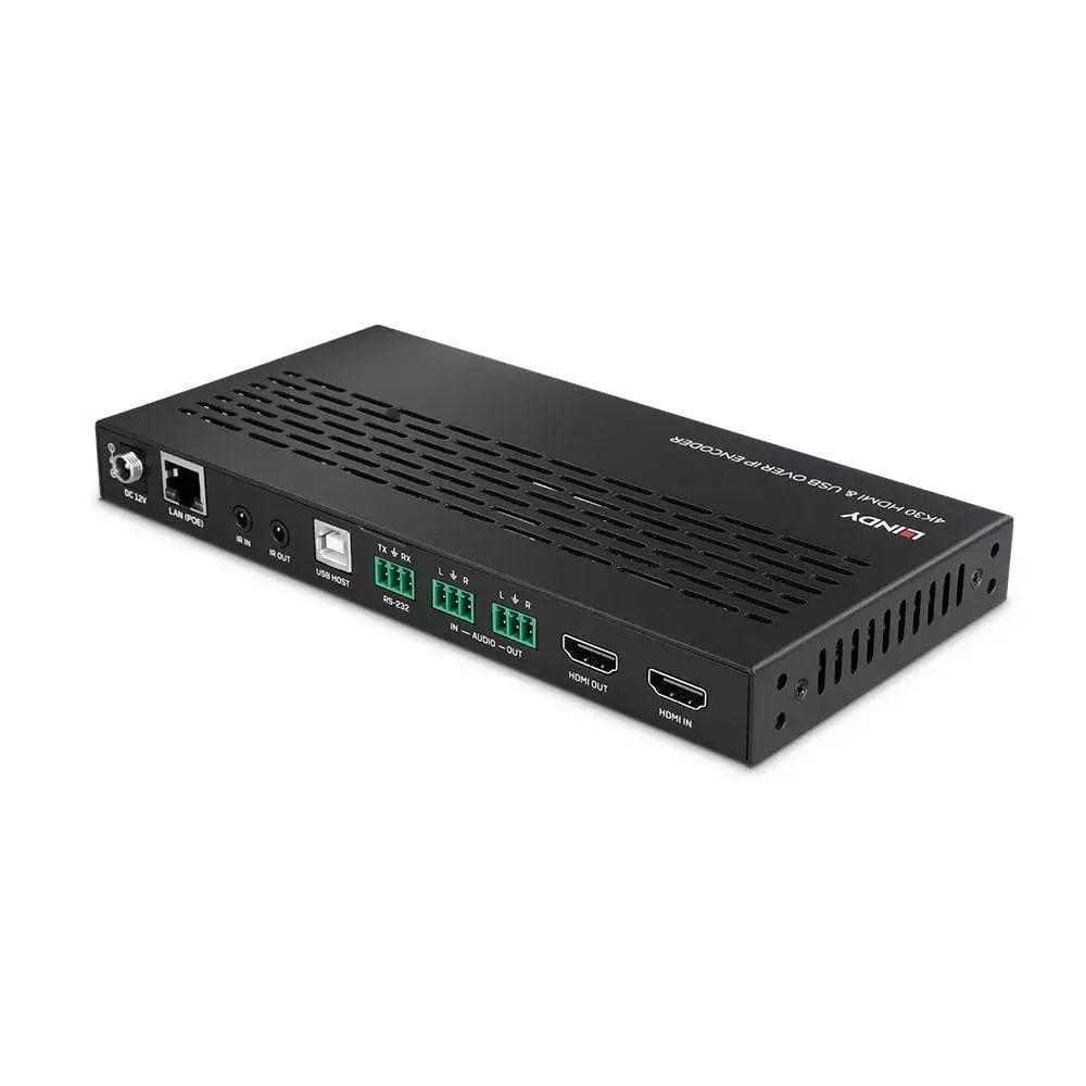 AV pārraidītājs Lindy 4K30 HDMI un USB pār IP sistēmu - Koderis Photo 2