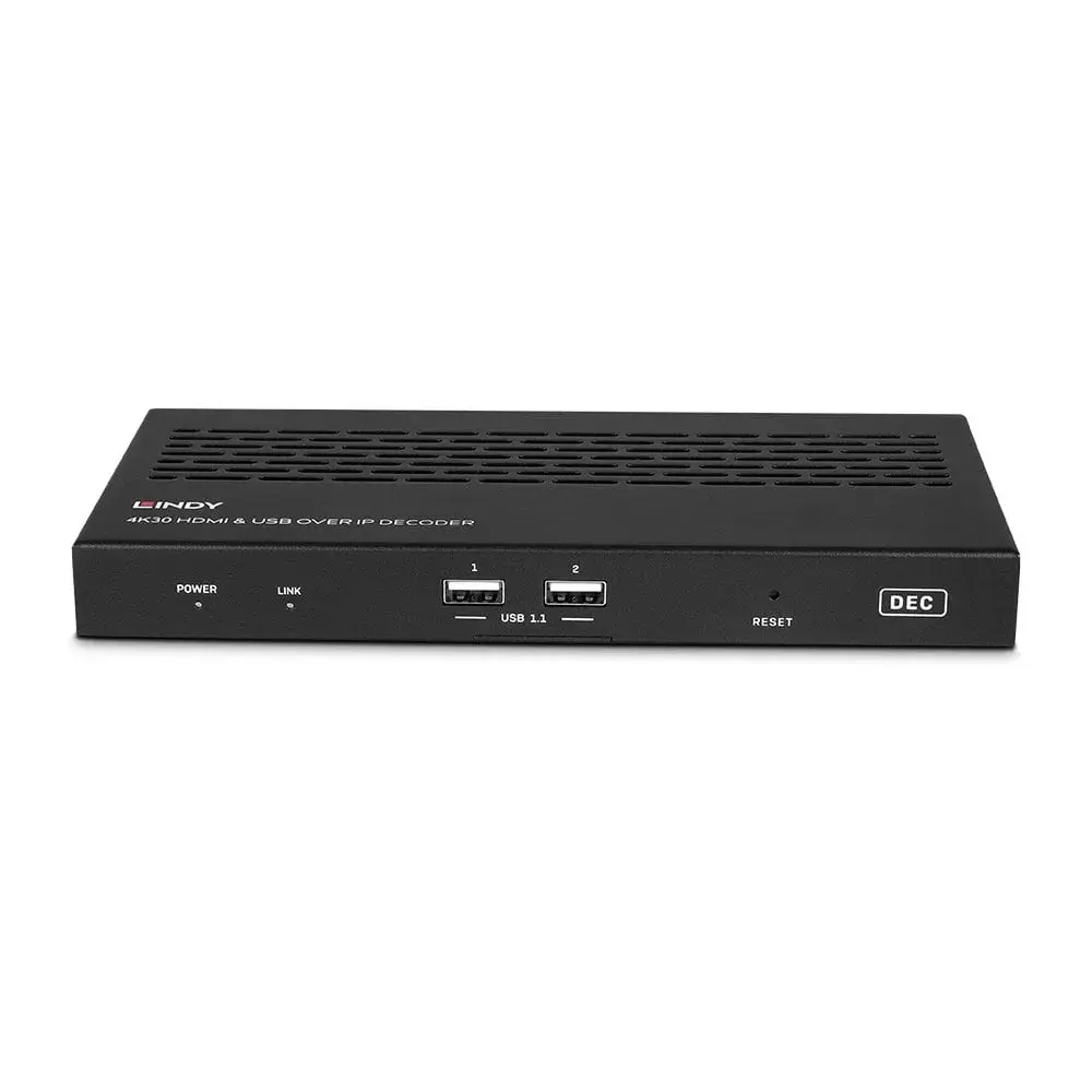 AV uztvērējs 4K30 HDMI un USB pār IP sistēma - Dekoderis Photo 3