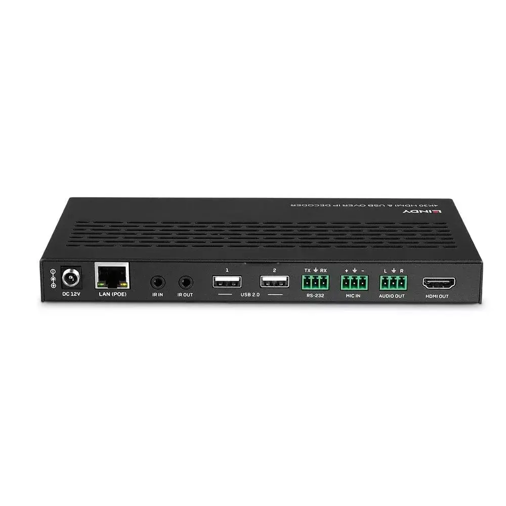 AV uztvērējs 4K30 HDMI un USB pār IP sistēma - Dekoderis Photo 4
