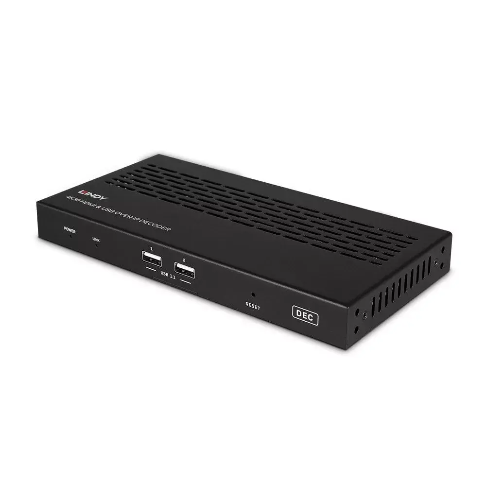 AV uztvērējs 4K30 HDMI un USB pār IP sistēma - Dekoderis Photo 5