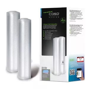 Caso Vacuum Rolls 01248 2 pcs, Dimensions (W x L) 30 x 600 cm, Transparent