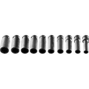 Impact Hex Socket Set NEO tools 10 pcs long 6-point 10–24 mm (model 12-107)