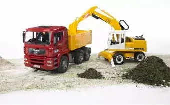 BRUDER FR 130 шарнирный дорожный погрузчик Photo 2