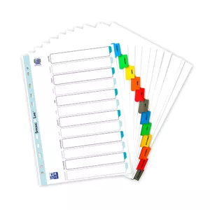 Divider Cardboard White Oxford 100204608 A4 225x302mm 170g