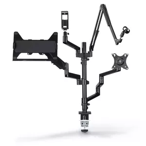 Monitor Mount Hama 00004663 81.3 cm (32") Desk Black VESA 75x75 100x100