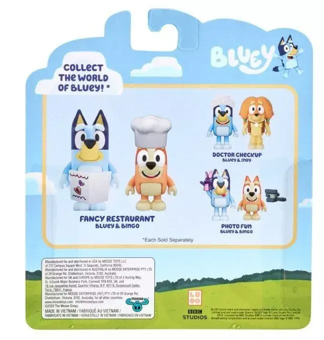 TMTOYS Bluey figūru komplekts 2 gab. Photo 7