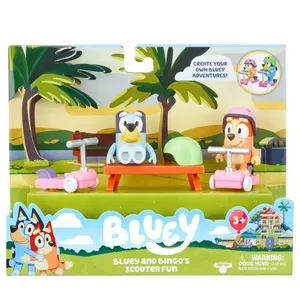 Scooter Riding Set TMTOYS BLU13085 — adjustable height, lightweight, Bluey design